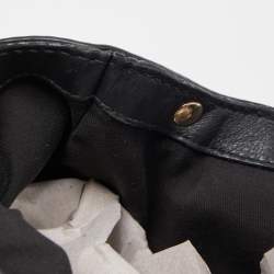 Pre Owned Gucci Black GG Canvas and Leather Medium Sukey Tote