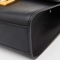 Gucci Black Leather Small Padlock Shoulder Bag