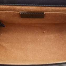 Gucci Black Leather Small Padlock Shoulder Bag