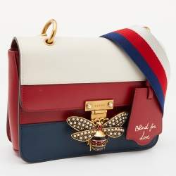 Pre Owned Gucci Multicolor Leather Queen Margaret Shoulder Bag