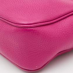 Gucci Fuchsia Leather Small Soho Disco Crossbody Bag