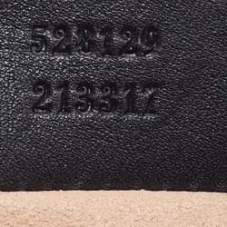 Pre Owned Gucci Black Matelassé Leather GG Marmont Backpack