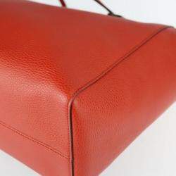 Gucci Orange Leather Medium Swing Tote Bag