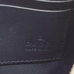 Pre Owned Gucci Beige/Blue GG Supreme Canvas Blooms Zip Pouch