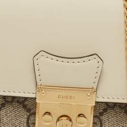 Gucci Tricolor GG Supreme Canvas and Leather Continental Wallet on Chain