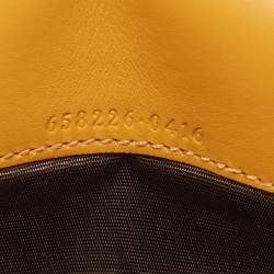 Gucci Tricolor GG Supreme Canvas and Leather Continental Wallet on Chain