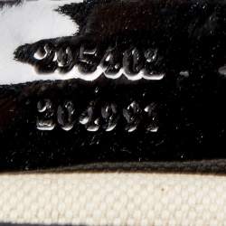 Pre Owned Gucci Black Patent Leather Medium Emily Chain Shoulder Bag