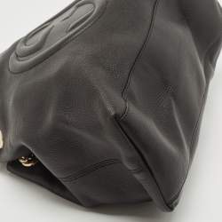Gucci Black Leather Medium Chain Soho Shoulder Bag