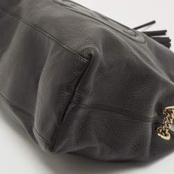 Gucci Black Leather Medium Chain Soho Shoulder Bag