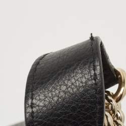 Gucci Black Leather Medium Chain Soho Shoulder Bag