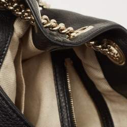 Gucci Black Leather Medium Chain Soho Shoulder Bag