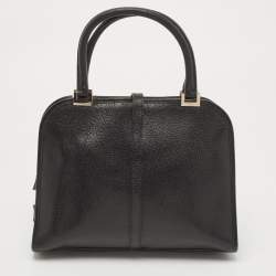 مملوكة مسبقًا Gucci Black Leather Piston Day Bag