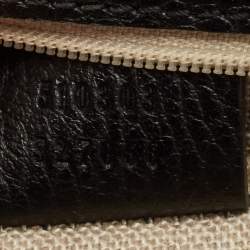 Pre Owned Gucci Black Leather Interlocking G Shoulder Bag