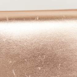 Gucci Rose Gold Leather Crystals Broadway Clutch Bag