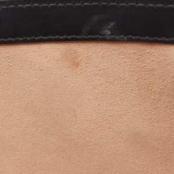 Pre Owned Gucci Black Guccissima Leather Small Padlock Shoulder Bag