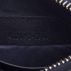 Pre Owned Gucci Blue/Beige GG Supreme Canvas Blooms Zip Pouch