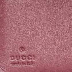 Gucci Multicolor GG Supreme Blooms Canvas French Flap Wallet