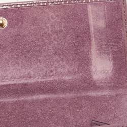 Gucci Lilac Microguccissima Patent Leather Nice Long Wallet