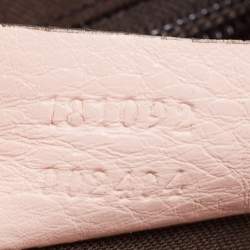 Pre Owned Gucci Beige/Pink GG Canvas and Leather Medium Messenger Bag