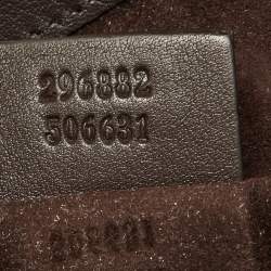 Pre Owned Gucci Beige/Brown Python Chain Shoulder Bag