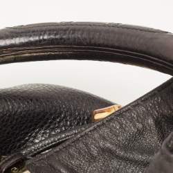 Pre Owned Gucci Dark Brown Leather Large Babouska Indy Hobo