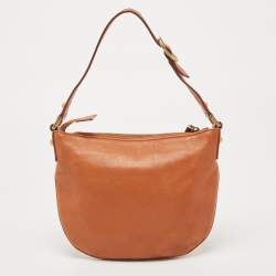 Pre Owned Gucci Brown Leather Small Blondie Hobo