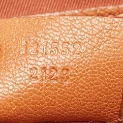 Pre Owned Gucci Brown Leather Small Blondie Hobo