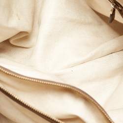 Pre Owned Gucci Beige/Brown GG Canvas and Leather Bella Tote