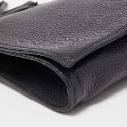 Pre Owned Gucci Black Leather Soho Clutch