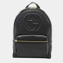 Gucci Backpack Multiple colors Leather Cotton ref.45296 - Joli Closet