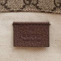 Gucci Beige GG Supreme Canvas and Leather Small Neo Vintage Messenger Bag