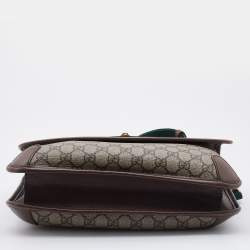 Gucci Beige GG Supreme Canvas and Leather Small Neo Vintage Messenger Bag