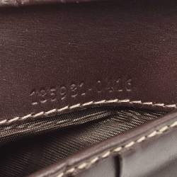 Gucci Ebony/Beige GG Supreme Canvas Ladies Web Wallet