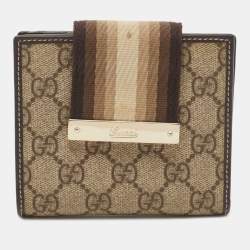 Gucci Beige Wool GG Wallet – BlackSkinny