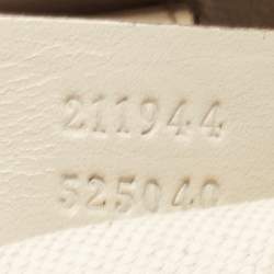 Pre Owned Gucci Beige GG Canvas and Leather Medium Sukey Tote