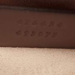Pre Owned Gucci Beige Matelassé Leather Mini GG Marmont Belt Bag