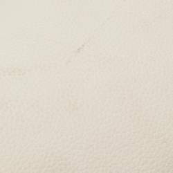 Pre Owned Gucci Off White Leather Logo Web Belt Bag