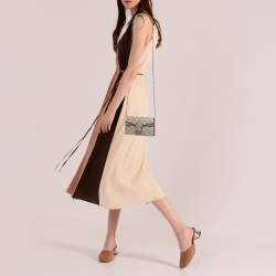 Gucci Beige GG Supreme Canvas and Suede Super Mini Dionysus Shoulder Bag