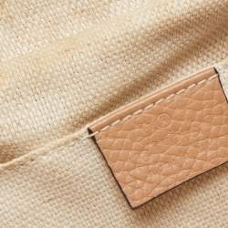 Pre Owned Gucci Beige Leather Small Soho Disco Crossbody Bag