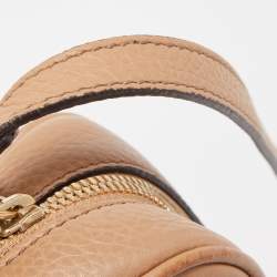 Pre Owned Gucci Beige Leather Small Soho Disco Crossbody Bag