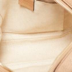 Pre Owned Gucci Beige Leather Small Soho Disco Crossbody Bag