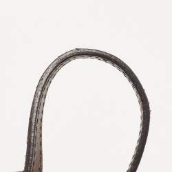 Pre Owned Gucci Beige/Brown GG Canvas and Leather Zip Hobo