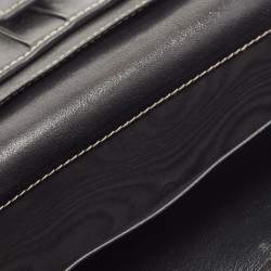 Gucci Black GG Canvas Interlocking G Continental Wallet