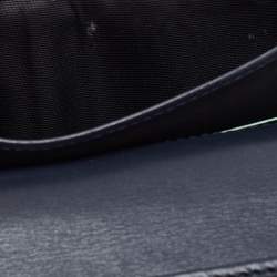 Gucci Navy Blue/Beige GG Canvas and Leather Ladies Web Continental Wallet