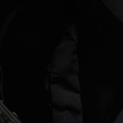 Pre Owned Gucci Black Satin and Beaded Hobo