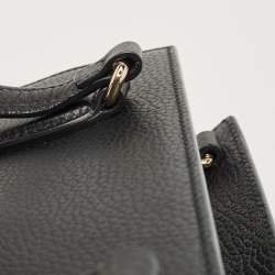 Gucci Black Leather Soho Top Handle Bag