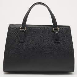 Gucci Black Leather Soho Top Handle Bag
