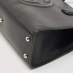 Gucci Black Leather Soho Top Handle Bag