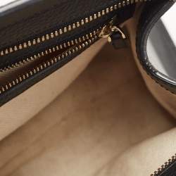 Gucci Black Leather Soho Top Handle Bag