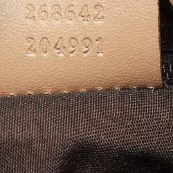 Pre Owned Gucci Beige GG Canvas and Leather Abbey Messenger bag